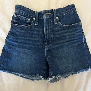 Madewell denim shirts curvy High-rise size 25
